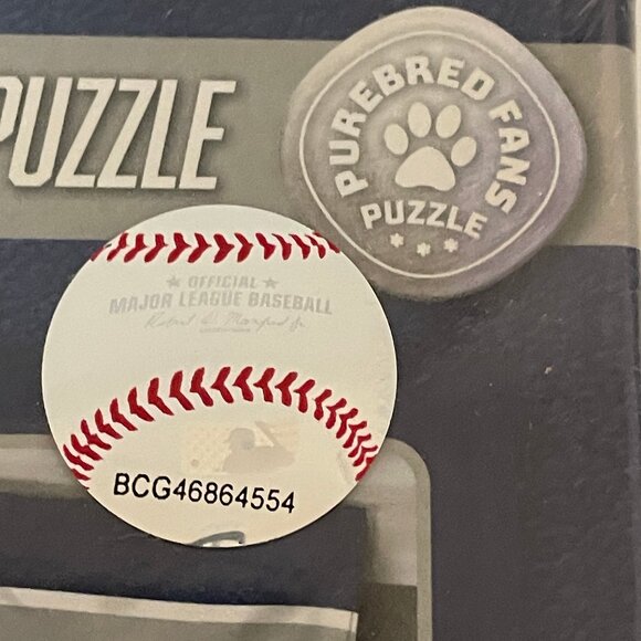 BRAND NEW SEALED New York Yankees "A Real Nailbiter" 500 Piece Puzzle MLB Dogs - Picture 3 of 14